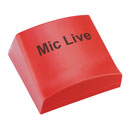 CANFORD GLOBE POUR SIGNES LUMINEUX rouge, "Mic live"