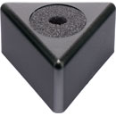 CANFORD BADGE DE MICRO triangulaire, noir, imprimé 1 couleur, détails à spécifier
