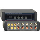 RDL EZ-AVX4 COMMUTATEUR D'ENTREE audio+vidéo,stéréo, composite, 4x1, 15xentr/sort.RCA, adapt.secteur