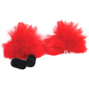 RYCOTE 065562 WINDJAMMER FOURRURE pour bonnettes micro-cravate, rouge, pack de 2