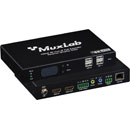 MUXLAB 500850-RX VIDEO EXTENDER Receiver, KVM HDMI over IP, 4K/30, PoE, 100m rea