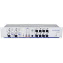AUDIOPRESSBOX APB-208 R-RPS SPLITTER DE CONF.actif, 2U, 2x e.micro/line, 8x s.micro/ligne, 4xsort.ext