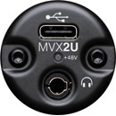 SHURE MVX2U INTERFACE AUDIO préampli, XLR3 vers USB-C, DSP interne