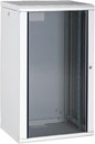 LANDE PROLINE PR16U6045-LG ARMOIRE RACK MURALE 16U, prof.450, porte vitrée, gris