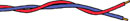 FIL DE PONTAGE JW2 bleu/rouge (BBC PUN2/2) bobine de 100m