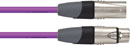 CANFORD CONNECT CORDON XLR3F-XLR3M-HST-0.5m, violet