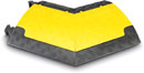 DEFENDER MINI R PASSAGE DE CABLE 3 canaux, coin droit 45°, noir/jaune