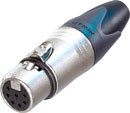 NEUTRIK NC7FXX XLR FICHE femelle, corps nickel, contacts plaqué argent