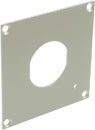 CANFORD PLAQUE DE CONNEXION MODULAIRE UNIVERSAL 1x découpe fiche Fischer fibre optique, gris clair