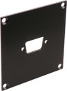 CANFORD PLAQUE DE CONNEXION MODULAIRE UNIVERSAL 1x découpe Sub-D 9pts HDD 15 HDMI, noir