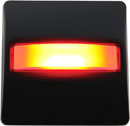 CANFORD SIGNE LUMINEUX LED plaque noire, LED rouge