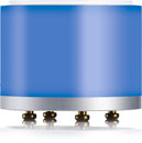 YELLOWTEC YT9305 LITT 50/35 haut.35 MODULE LED bleu, diam 51mm, haut.35 haut.35mm, argent/blue