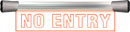 SONIFEX LD-40F1NOE SIGNE LUMINEUX LED/PLEXI, LED, une inscription, affleurant, 400mm, 
