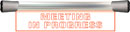 SONIFEX LD-40F1MET SIGNE LUMIN.LED/PLEXI, LED, 1 inscript,, affleurant, 400mm, 