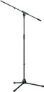 K&M 210/6 PIED POUR PERCHE pliant, 925-1630mm, perche 805mm, base lourde, noir