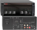 RDL HD-MA35A AMPLIFICATEUR/MELANGEUR 35W, 25/70/100V, 3 canaux, 2x double RCA (phono), 1x bornier