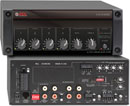 RDL HD-MA35U AMPLIFICATEUR/MELANGEUR 35W, 4/8 Ohm, 4 canaux, 2x double RCA (phono), 2x bornier