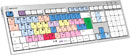 LOGICKEYBOARD QWERTY Mac ALBA clavier QWERTY, USB, Avid Media Composer