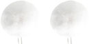 BUBBLEBEE TWIN WINDBUBBLES BONNETTE micro-cravate, taille 4, trou 42mm, pack de 2, blanc