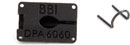 BUBBLEBEE LAV CONCEALER SUPPORT MICRO pour DPA 6060/6061, noir