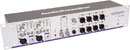 AUDIOPRESSBOX APB-208 R SPLITTER DE CONF.actif, 2U,2x entr.micro/line,8x sort.micro/ligne,4x sort.ext