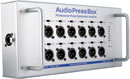 AUDIOPRESSBOX APB-112 SB-D SPLITTER DE CONF.actif, portable, entrée Dante, 12x sortie micro/ligne