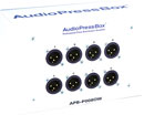 AUDIOPRESSBOX APB-P008 OW-EX EXTENS.SPLITTER fix.au mur, 1x entr.ligne, 8x sort.micro, blanc