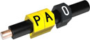 PARTEX MARQUEURS DE CABLE PA02-250CC  1.3à 3 mm, numéro 0, noir, pack de 250