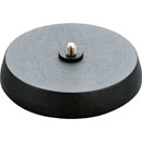 K&M 23220 PIED POUR TABLE base ronde lourde avec insert anti-vibrations, 45mm, noir