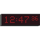 WHARTON 401A.05.R.S HORLOGE 50mm affichage rouge, mural