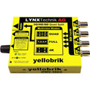 LYNX - YELLOBRIK - QUAD SPLIT MULTIVIEW ET MONITEUR DE SIGNAL - 3G/HD/SD-SDI - Avec option 4K (4x 3G)