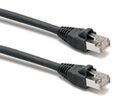 CORDON DE PATCH ETHERNET CAT5E BLINDE RJ45-RJ45, 3m, noir