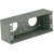 CANFORD BOITIER RACK DEMI LARGEUR 2U, prof. 100mm, gris foncé