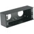 CANFORD BOITIER RACK DEMI LARGEUR 2U, prof. 100mm, noir