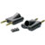 REAN NYS508-B DOUBLE CONNECTEUR 4mm, noir