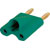 REAN NYS508-GN DOUBLE CONNECTEUR 4mm, vert