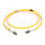 Mini5 LC-LC MM DUPLEX OM1 62.5/125 CORDON PATCH FIBRE OPTIQUE 0.5m, jaune
