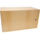 CANFORD ES4143104/A RACK MURAL EN BOIS 4U, ES4143104/A, avec porte, prof.310mm, frêne