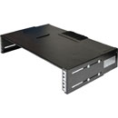 LANDE SET & STACK PANNEAUX SUP.ET INF. coulissant, entrée cable brosse, noir