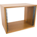 CANFORD ES4153509/O CAISSON RACK A POSER 9U, prof.350mm, chêne