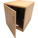 CANFORD ES4196812/O-C ARMOIRE RACK PREMIUM, 12U, larg.600, prof.800, chêne