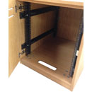 CANFORD ES4196812/O-C ARMOIRE RACK PREMIUM, 12U, larg.600, prof.800, chêne