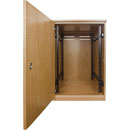 CANFORD ES4196818/O-C ARMOIRE RACK PREMIUM, 18U, larg.600, prof.800, chêne