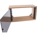 CANFORD ES4142512/B ARMOIRE MURALE AV 12U, porte acrylique, prof.250mm, hêtre