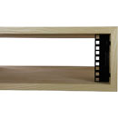 CANFORD ES4154003/A CAISSON RACK A POSER 3U, porte en acrylique, prof.400mm, frêne