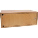 CANFORD ES4154004/B CAISSON RACK A POSER 4U, porte pleine, prof.400mm, hêtre