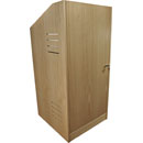 CANFORD ES4186018/A PUPITRE DE PRESENTATEUR AV 18U, prof.600mm, frêne