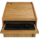 CANFORD ES4186018/O PUPITRE DE PRESENTATEUR AV 18U, prof.600mm, chêne