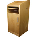 CANFORD ES4186015/B PUPITRE DE PRESENTATEUR AV 15U, prof.600mm, hêtre