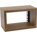 CANFORD ES4121503/O MINI CAISSON DEMI-RACK 3U, prof.150mm, chêne